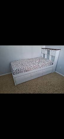 Offering a room for rent.