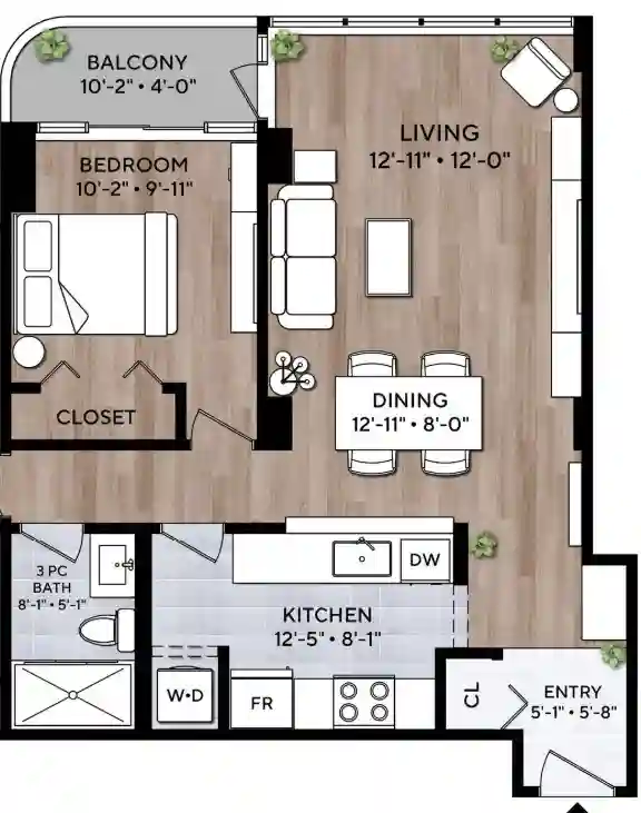 SHORT-TERM RENTAL: 1 BDR