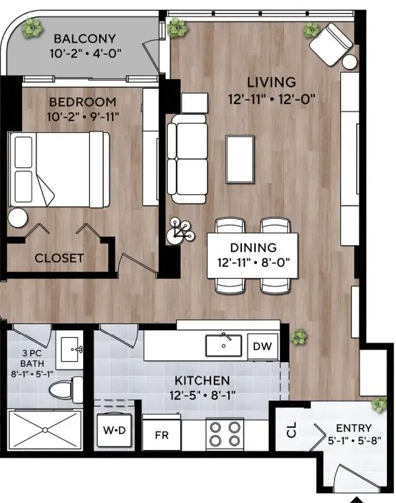 SHORT-TERM RENTAL: 1 BDR