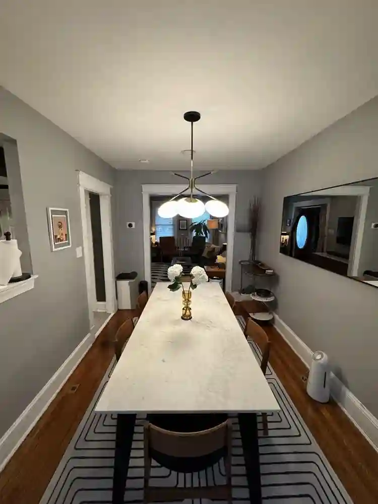 Sun-filled room in Trinidad house