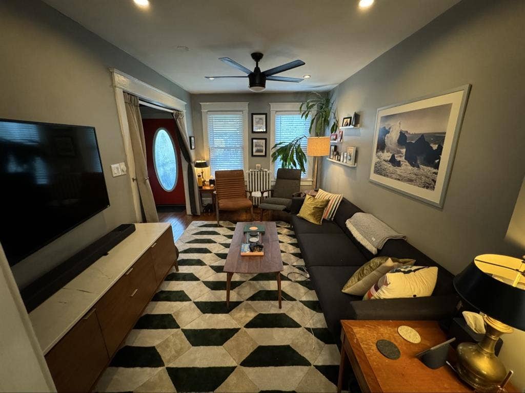 Sun-filled room in Trinidad house