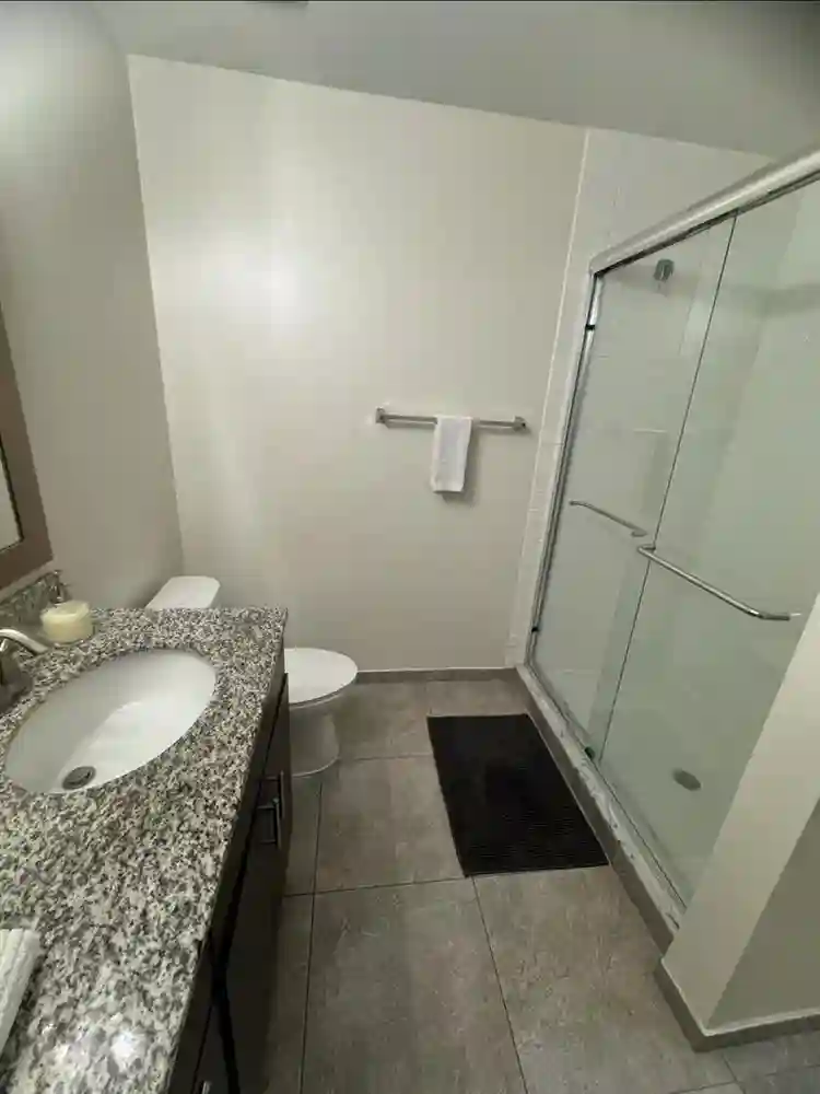 Private room with bathroom