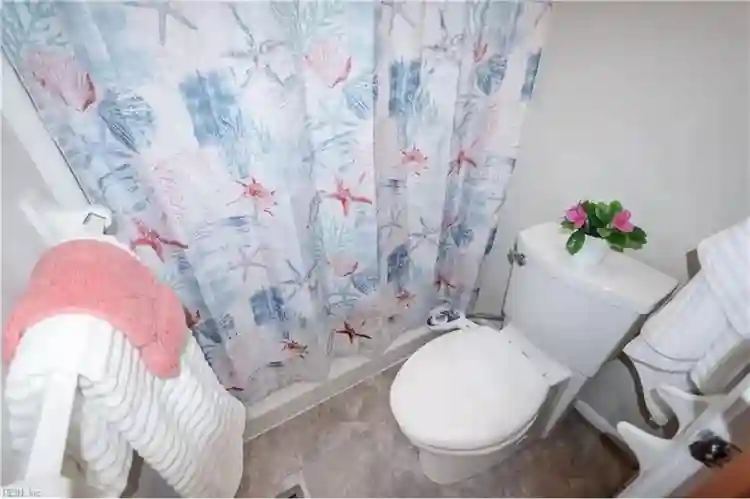 Master bedroom with bathroom