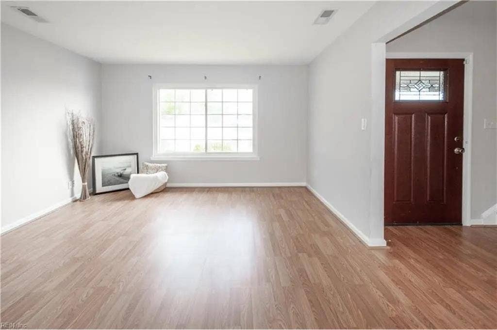 Master bedroom with bathroom