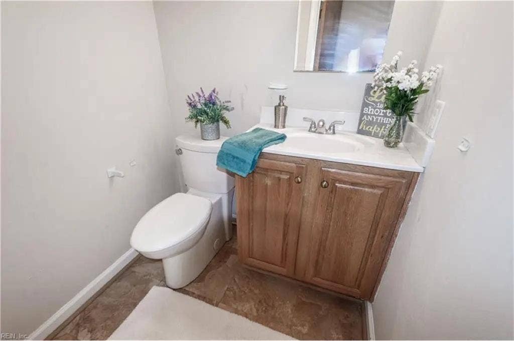 Master bedroom with bathroom