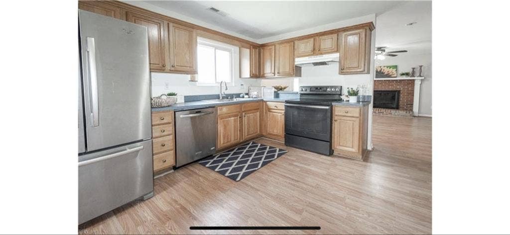 Master bedroom with bathroom