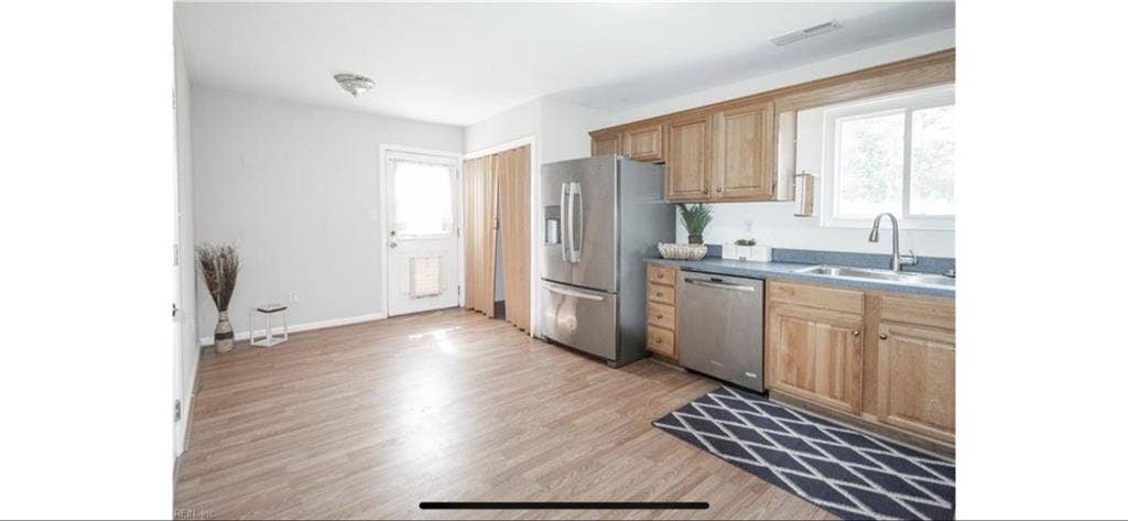 Master bedroom with bathroom