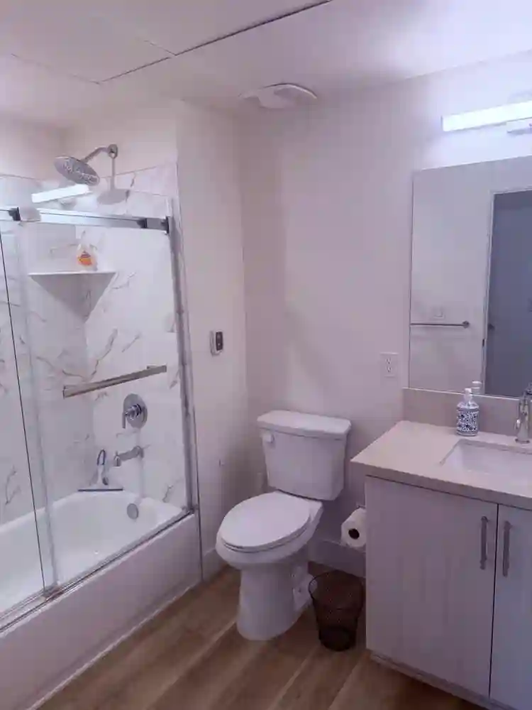 One room available private bathroom