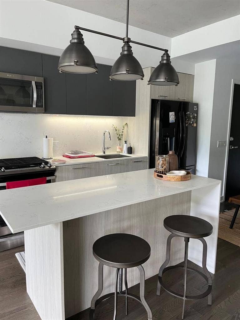 Private bedroom with bathroom