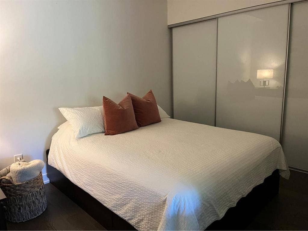 Private bedroom with bathroom