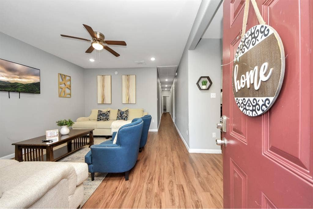 Master bedroom with private bath