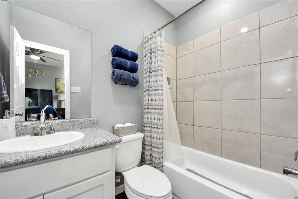 Master bedroom with private bath