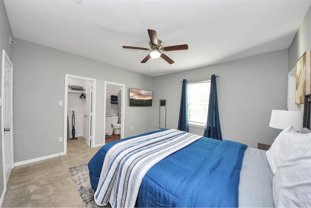 Master bedroom with private bath