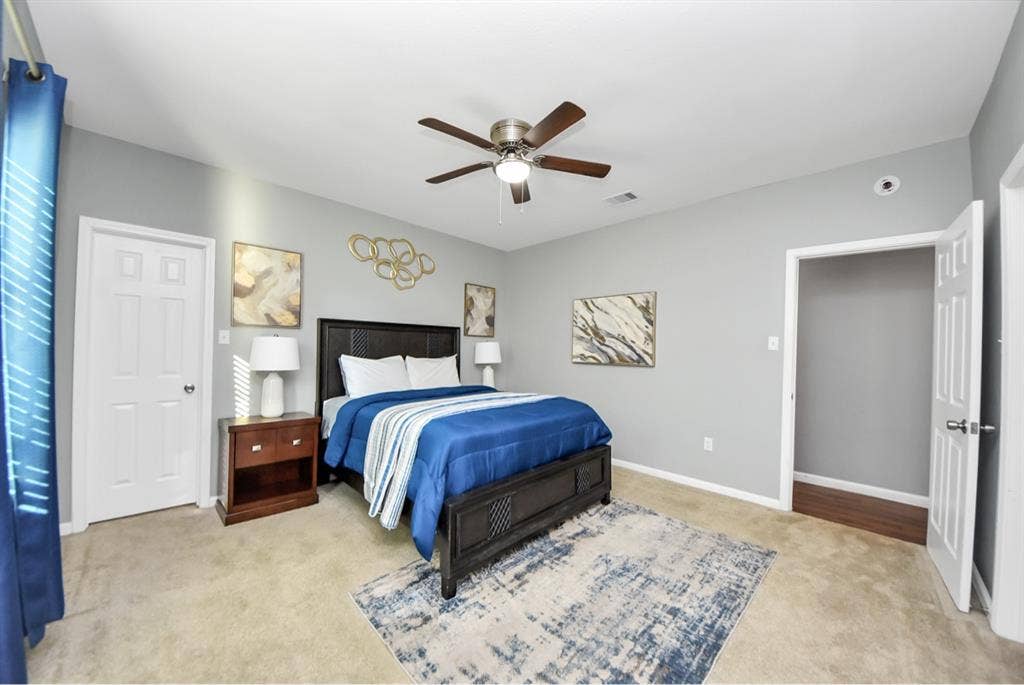 Master bedroom with private bath