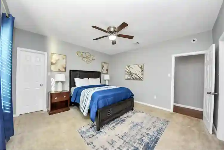 Master bedroom with private bath