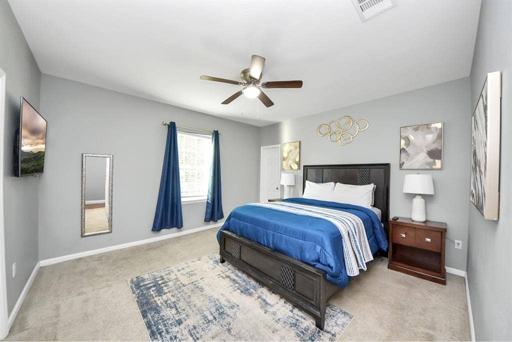 Master bedroom with private bath