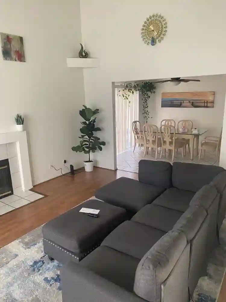 Furnished room and
private bathroom