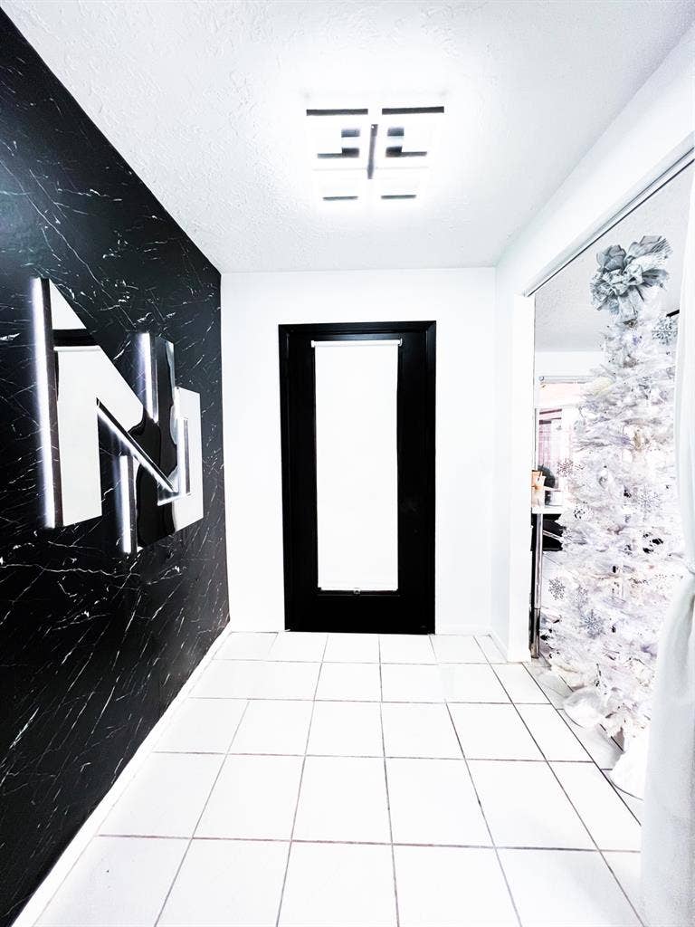 Black and white studio home