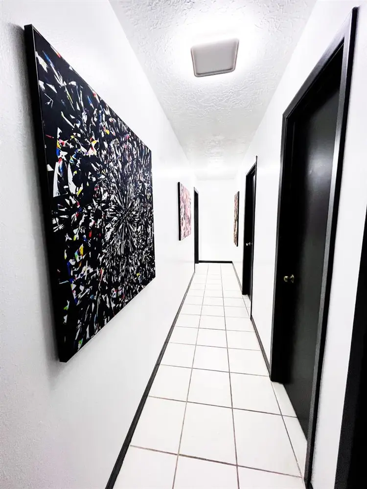 Black and white studio home