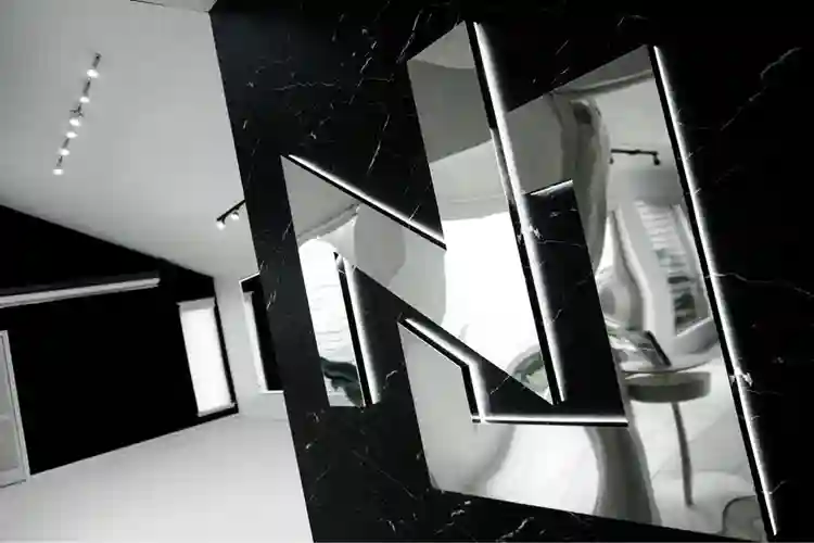 Black and white studio home