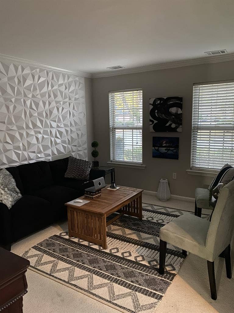 Furnished bedroom