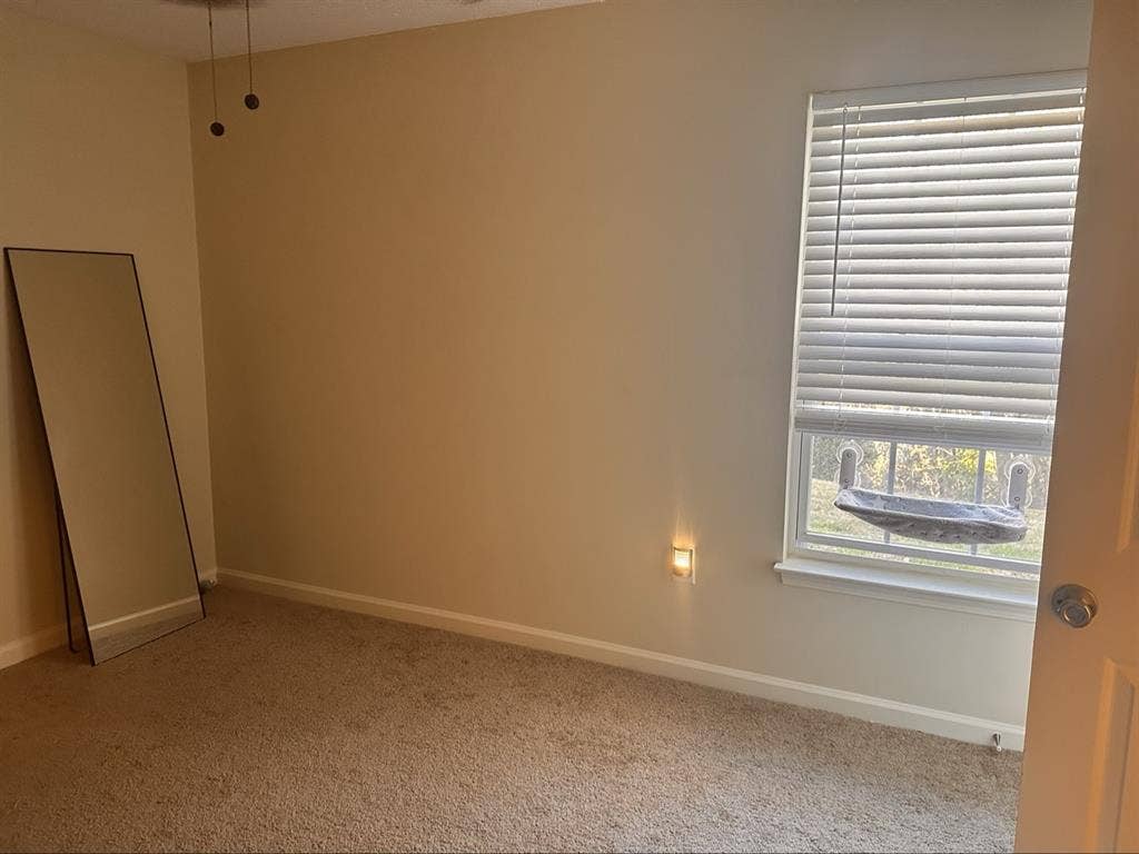 Private bedroom with bathroom