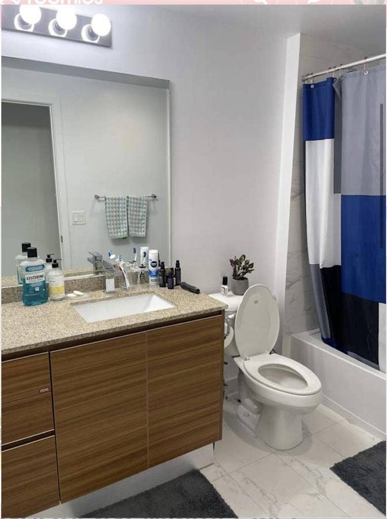 Master room with private bathroom