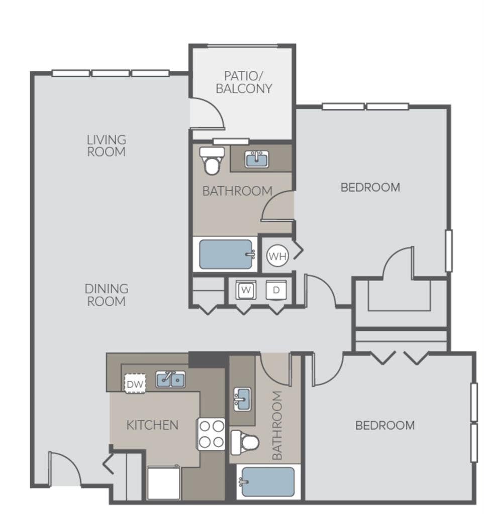 Private Bedroom w/ Separate Bath