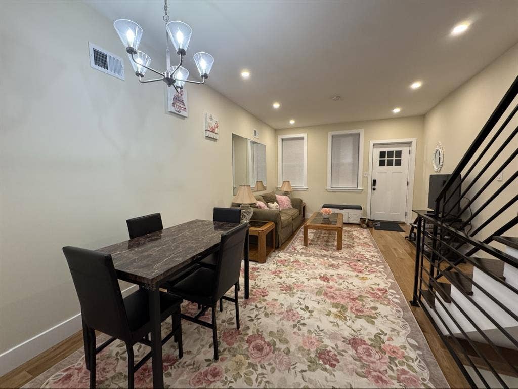 Furnished bedroom in Grays Ferry.