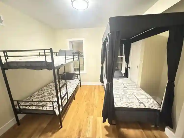 Furnished bedroom in Grays Ferry.