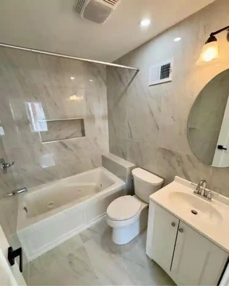 Furnished bedroom in Grays Ferry.