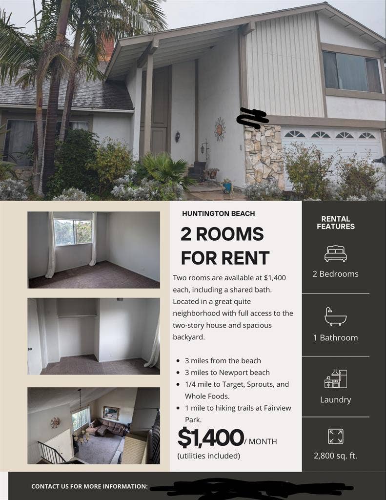 HB Room Available /month