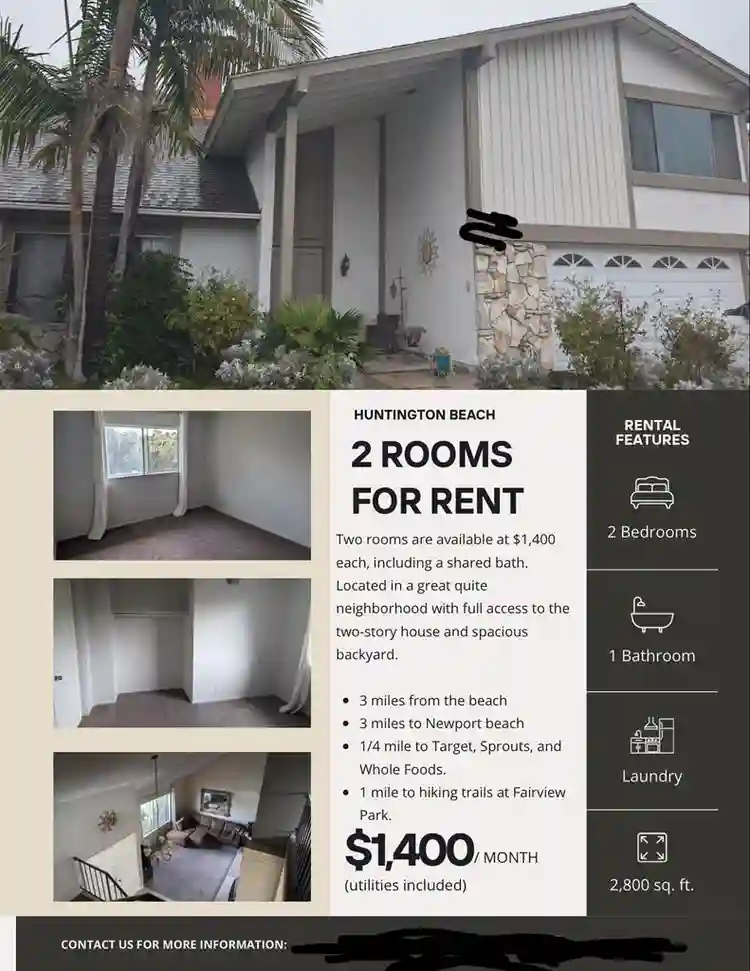 HB Room Available /month