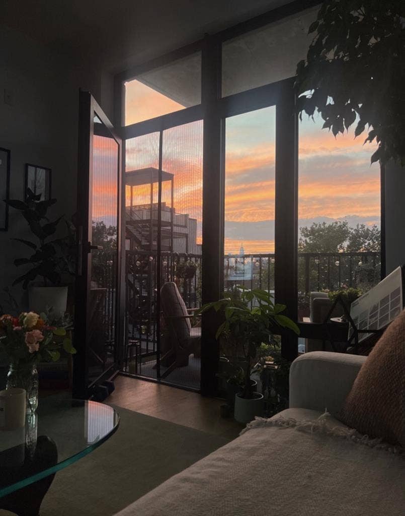 One bedroom with balcony!