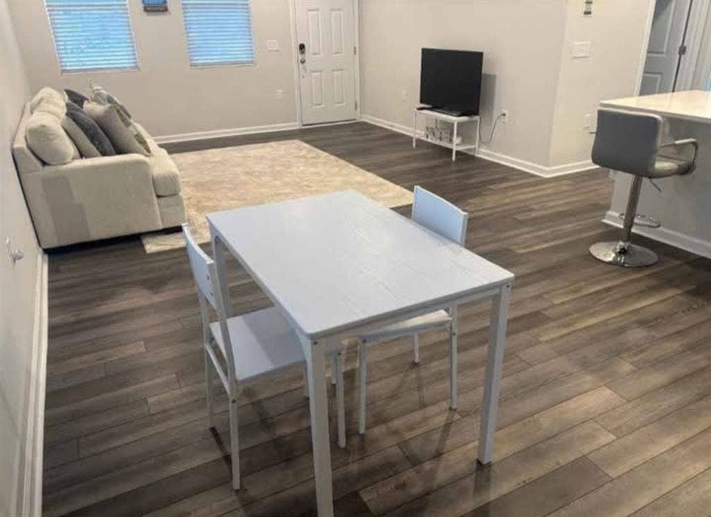 Room with shared bathroom