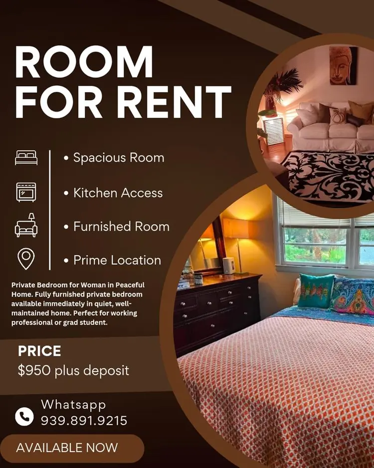 Private Room for Professional Woman