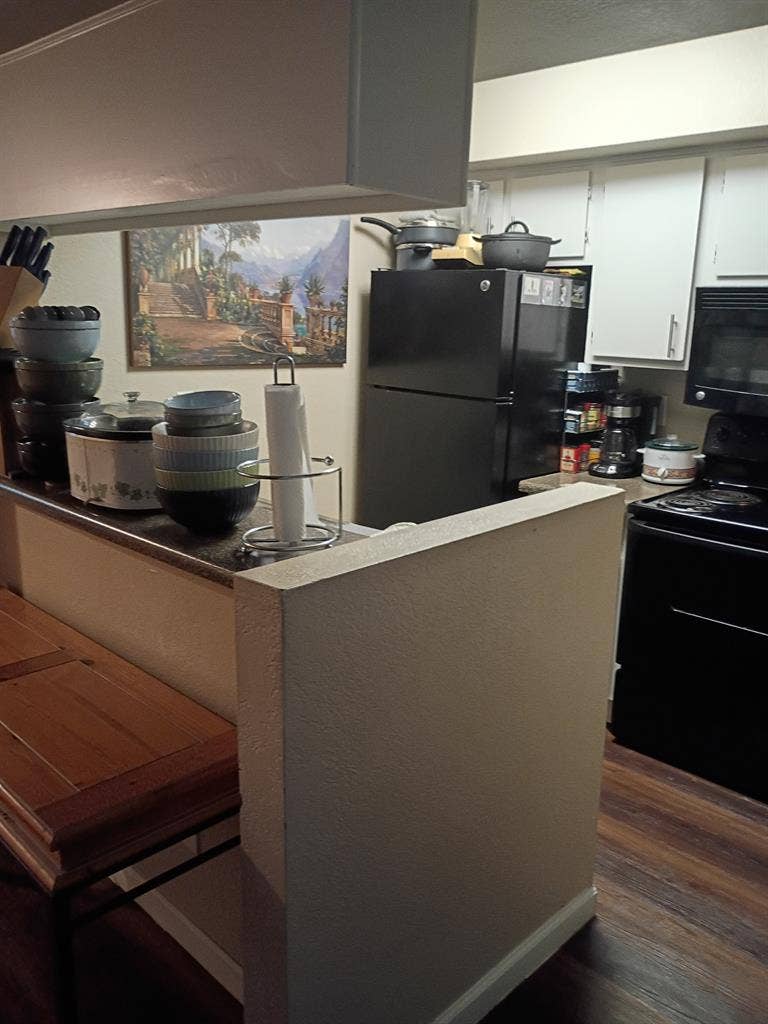 living shared kitchen.