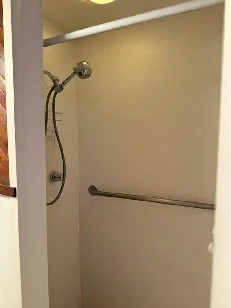 Private attached bathroom