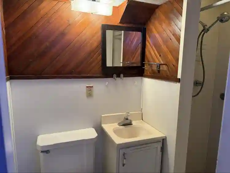 Private attached bathroom