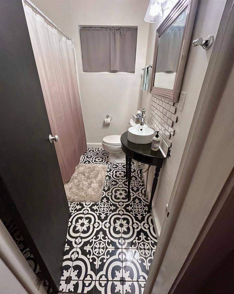 Room with private bathroom