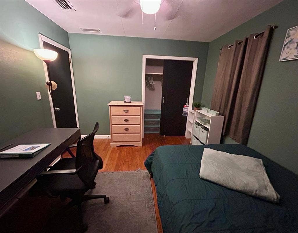 Room with private bathroom