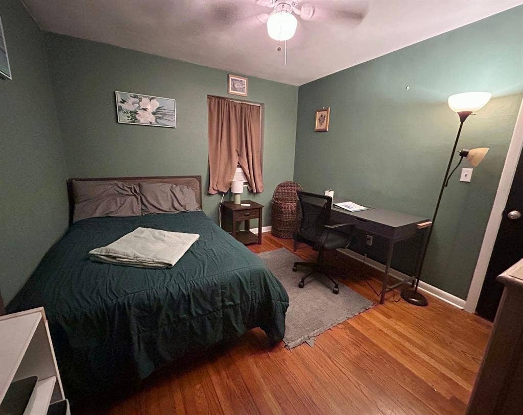Room with private bathroom