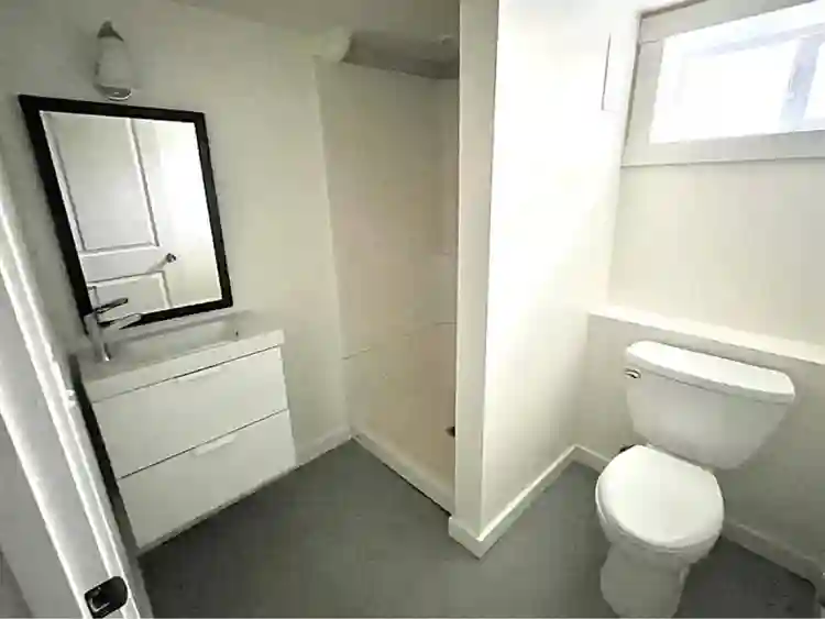 Private room, bath and living room