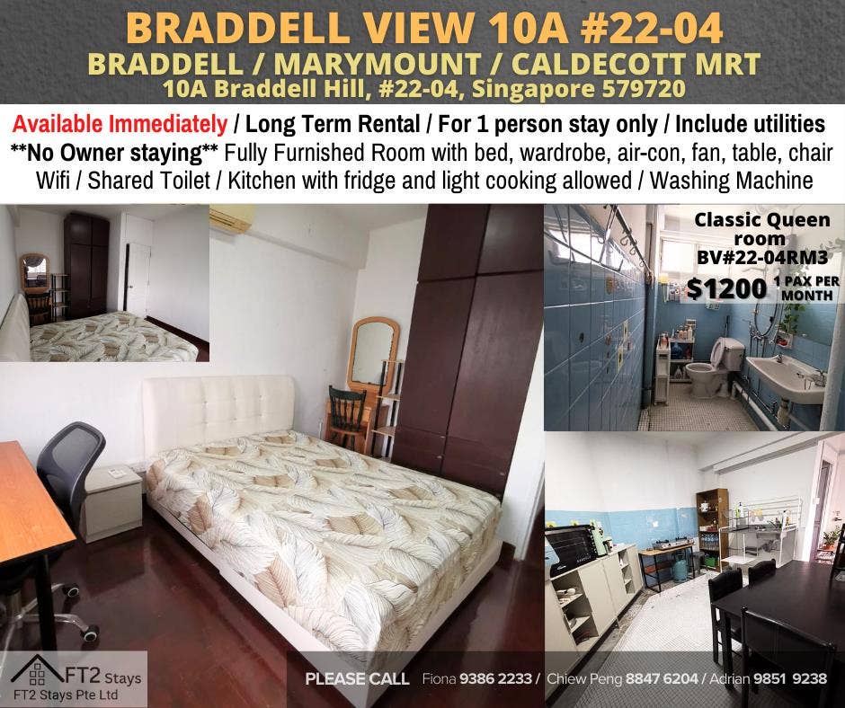 Room for rent at Braddell View A