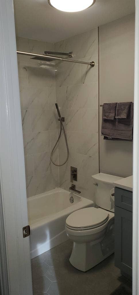 Large bedroom and private bathroom