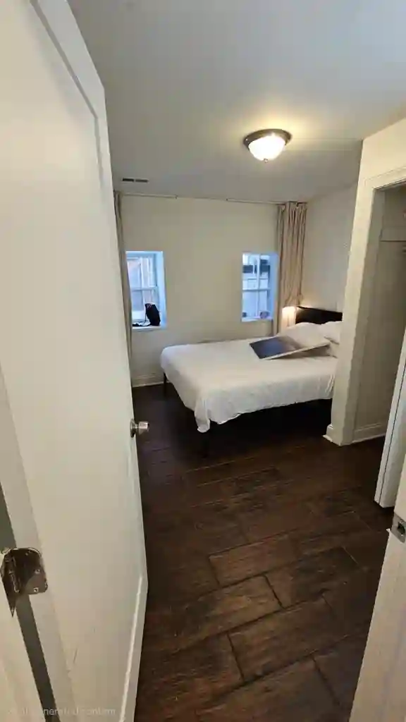 Duplex-style apartment