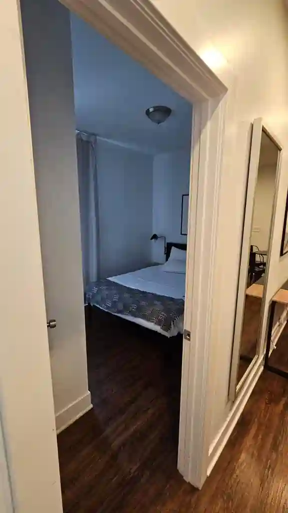 Duplex-style apartment