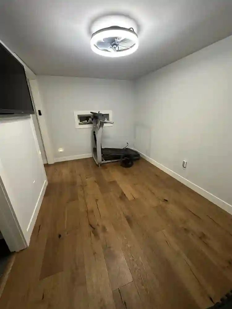 Master bedroom with master bathroom