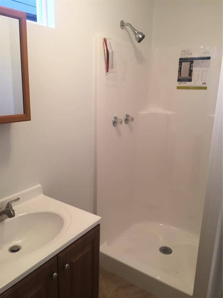 Private entrance full restroom