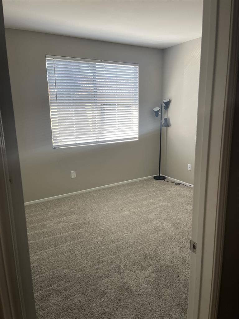 Private bedroom and bathroom